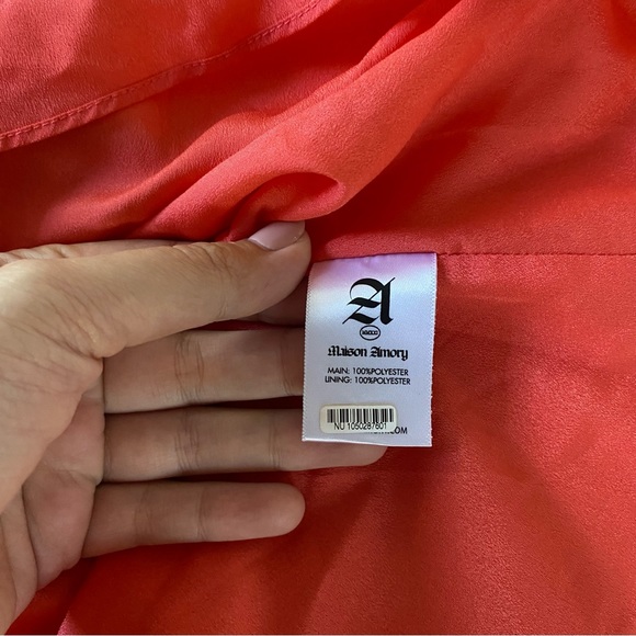 The Rose Shimmer Romance gown Mini Dress Maison Amory Size XS - Picture 7 of 8